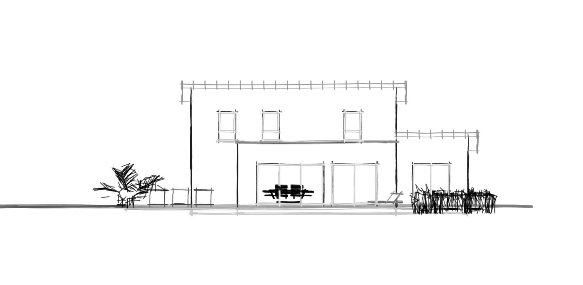 ATELIER DU PLAN Architecte Saint Brieuc Croquis 2