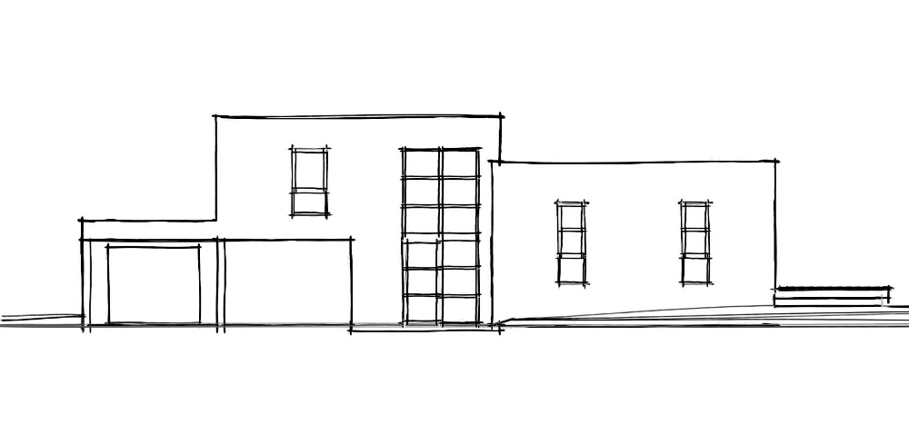 ATELIER DU PLAN Architecte Saint Brieuc Croquis 1