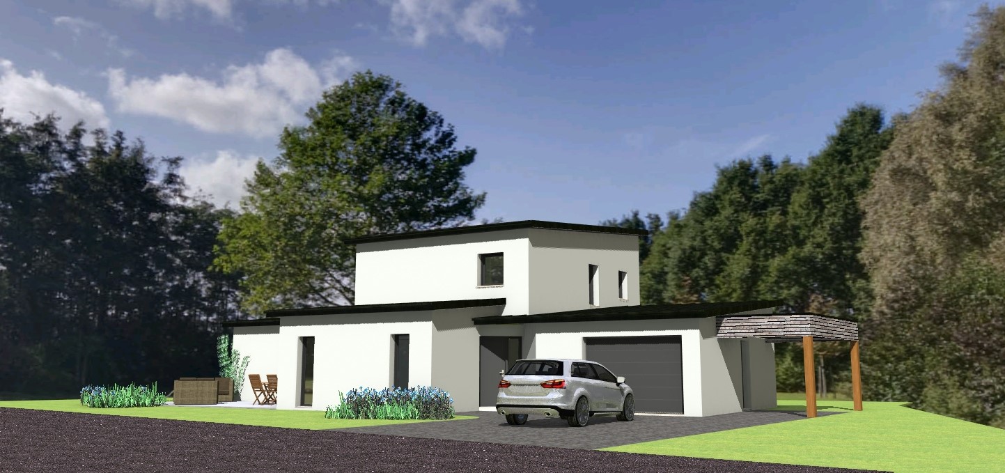 ATELIER DU PLAN Architecte Saint Brieuc Guerin SUD EST Zinc
