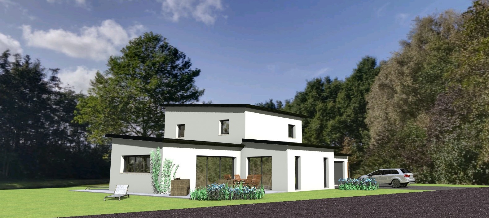 ATELIER DU PLAN Architecte Saint Brieuc Guerin SUD Zinc